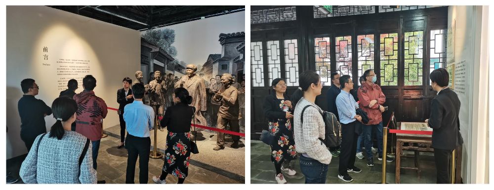 参观毛主席视察小营巷纪念馆