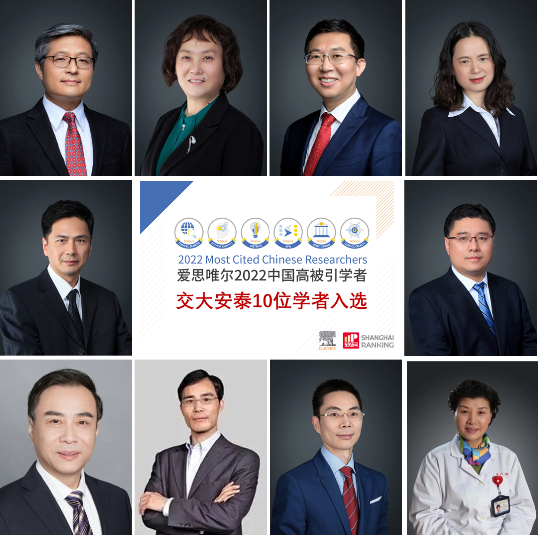 Good News! Antai Faculty Tops List of Elsevier 2022 Most Cited Chinese Researchers